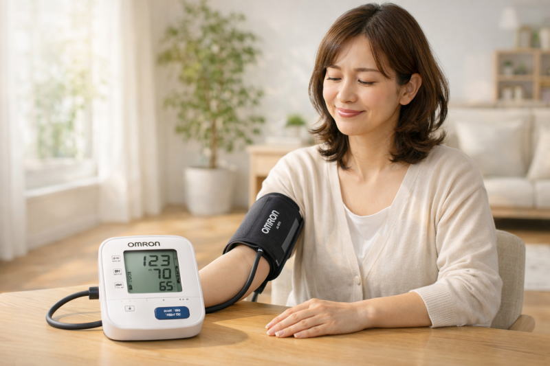 オムロン[上腕式血圧計]HCR-7104の口コミと評判！買って後悔しない？実際のレビューと他モデル比較で徹底解説！