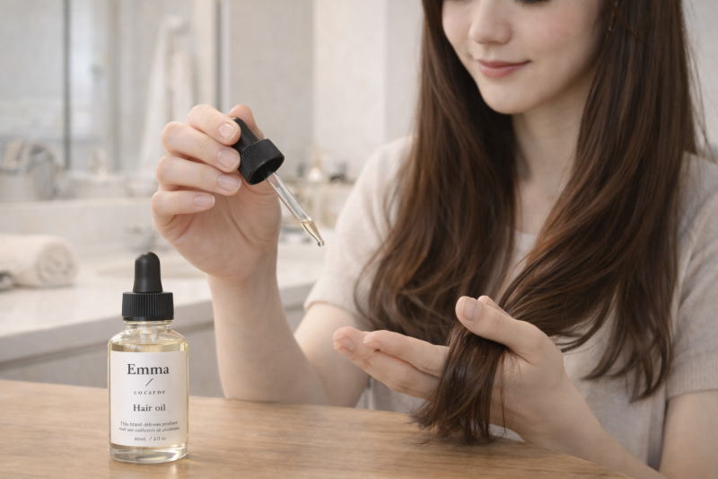 エマコッカーナヘアオイルの使い方とコツ